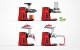 AMZCHEF Slow Masticating Juicer GM3001-RD Cold Press with 2 Travel Bottles