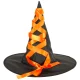 Kids Witch Costume 3-Piece Dress-Up Set with Hat and Broom, Orange