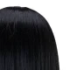 Gabbiano WZ4 Men\'s Hairdressing Training Head with Beard Synthetic Hair Black