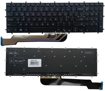 Keyboard for Dell Inspiron 5570, 5565, 7566, 7567, 3579, Backlit, US, Black