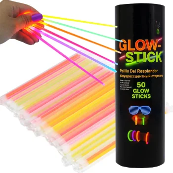 Glow Sticks / Fluorescent Bracelets, 20 cm, 100 pcs