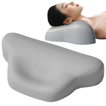 Contoured Orthopedic Memory Foam Pillow for Back Sleeping