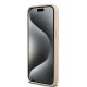 Dkny iPhone 15 Pro Max Case Leather Mono Stripe & Metal Logo, Pink