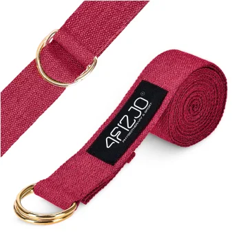 4Fizjo Yoga Strap 300 cm, Red
