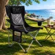 MultiGarden Folding Camping Chair with Headrest and Cup Holder