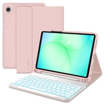 Tech-Protect SC Pen Case for Samsung Galaxy Tab A9+ 11.0 with Keyboard - Pink