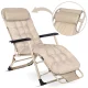 Sofotel Chillwell Folding Garden Sun Lounger with Cushion, Set of 2, Beige