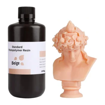ELEGOO Standard Resin 1.0 3D Printer Photopolymer Resin, Beige