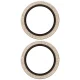 PanzerGlass Hoops Glitter Tempered Glass Lens Screen Protector iPhone 17 / 16 / 16 Plus - Gold