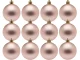 Christmas Baubles Set of 30, Shatterproof Ornaments, Rose Gold