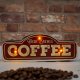 Металлическая ретро вывеска LED Fresh Brewed Coffee от Forever Light