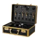 Activeshop Hairdressing and Barber Case, Black/Gold