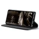 Samsung Galaxy A34 (SM-A346) CASEME Wallet Magnetic Leather Case Cover, Black