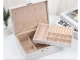Elegant Large Jewelry Box Organizer with Key Lock, White