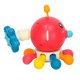 Bibi-inn Octopus Sensory Teether Toy for Babies, Red