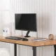 Maclean MC-860N Monitor Desk Mount with Gas Spring, 13\"-27\", 8 kg, Black