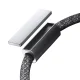 Joyroom S-A50 60W USB-C to USB-C Cable with Magnetic Organizer, 1.2m, Gray