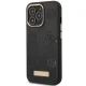 Apple iPhone 14 Pro 6.1\'\' Guess Peony Logo Plate MagSafe Case Cover (Guhmp14lsapstk), Black