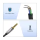 Ugreen AV118 3.5mm Audio Extension Cable (M/F) 1m, Silver