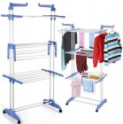 Multifunctional Folding Laundry Clothe Drying Rack Dryer Garment Hanger Stand, 170cm