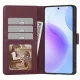 Tech-Protect Wallet Case for Samsung Galaxy A27 5G, Burgundy