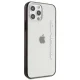 Mercedes AMG Metallic Painted Case for iPhone 12 Pro Max, Clear/Black