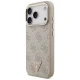 Guess iPhone 17 Pro Case 4G PU Leather Triangle Logo MagSafe, Pink