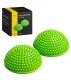 4Fizjo Sensory Half Balls for Rehabilitation, 16 cm, 2 pcs, Green