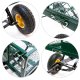 Carruzzo Garden Transport Cart with 4 Wheels