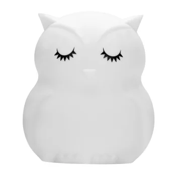 Redleaf Silly Owl Silicone LED Night Light for Kids, RGB, 700 mAh