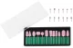 Set of 12 Stone Nail Drill Bits for Manicure, Pedicure & Podiatry