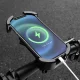 Rockbros 25210032001 Bike / Motorcycle Phone Holder for Handlebars, Black