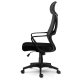 Ergonomic Mesh Office Chair Sofotel Praga with Adjustable Headrest, Grey