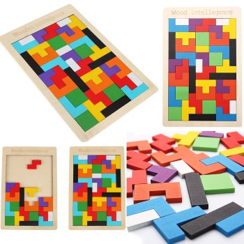 Tetris Wooden Puzzle Jhtoy-612
