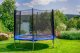 FUNFIT Garden Trampoline with Safety Net and Ladder, 252 cm