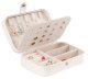 Casket Organiser Jewellery Box, Beige