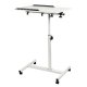 Maclean Mobile Laptop Desk MC-121 W, Adjustable Height, White