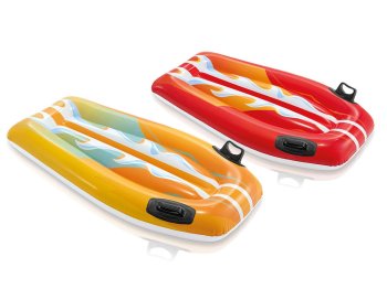 Inflatable Bodyboard for Kids with Handles 112 x 62 cm INTEX 58165, red