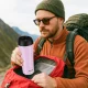 Thermal Mug Mountain Goat TRAVEL 380 ml, Pink