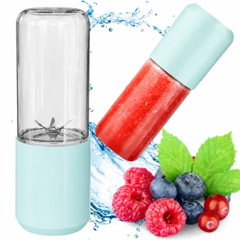 Wireless Mini Blender 150W, 400ml, Blue