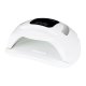 Лампа для ногтей Glow S1 Dual Led UV 168W, серебристая