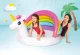 Intex Unicorn Inflatable Baby Pool with Sunshade, 127x102x69 cm