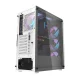 Darkflash DK351 Computer Case with 4 RGB Fans, White