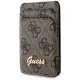 Guess Wallet Card Slot Stand GUWMSHG4SHW case - brown MagSafe 4G Classic Logo