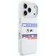 BMW M Silicon Horizontal Line MagSafe Phone Case Cover iPhone 17 Pro - White