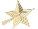 Gold Christmas Tree Ornament - Shatterproof Star