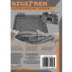Bigstren Silicone Service Mat with Magnetic Pockets Grey, 30x45cm