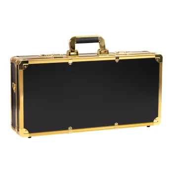 Hairdresser and Barber Case, Black and Gold