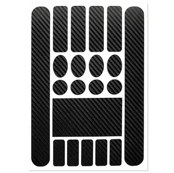 Bicycle Frame Protection Sticker Set RW39, 20 pcs, Black