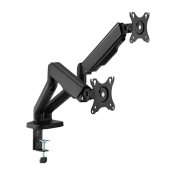 Dual Monitor Spring-Assisted Desk Mount 17"-32" Black